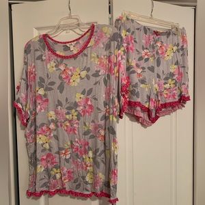 Matching set, floral top and bottom! 3X (22W-24W) NWT